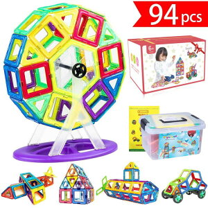 マグネットブロック 磁石 おもちゃ マグネット ブロック おもちゃ 磁石 ブロック クリエイティブセット 正規品 子供 女の子 男の子 玩具 色彩・図形 想像力と創造力を育てる知育 贈り物 誕生日 プレゼント やりたい放題 人気 2歳 3歳 4歳 5歳 6歳