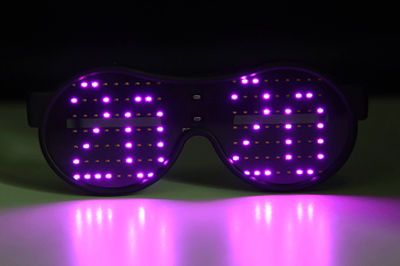 アニメーションが流れる 光るメガネ LEDメガネ 結婚式 余興 歓迎会 ハロウィン ヒップホップ ダンス衣装 忘年会 新年会におすすめ USB充電式 パリピ 眼鏡 LEDサングラス パーティーグッズ コスプレ フェス DJ 大人用 レディース メンズ おもちゃ【楽天海外直送】