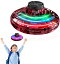 UFO飛行ジャイロ ハンドスピナー 回転で宙に浮く UFO形態 おもちゃ LED 360°回転 ミニドロン 大人 男子 女子 室内 アウトドア フライングスピナー 小型 飛行機 安全 室内 アウトドア 高度維持 お誕生日 子供 プレゼント プレゼント おもちゃ 知育玩具【海外通販】