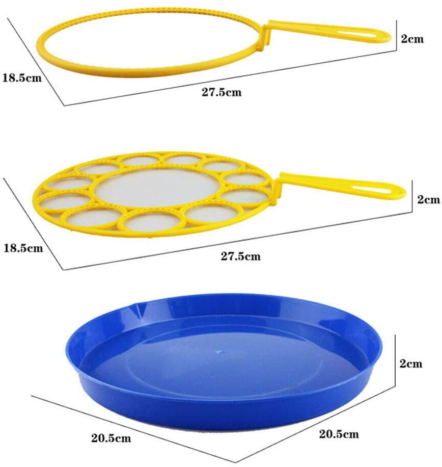 3点セット バブルマシーン シャボン玉 しゃぼん玉道具 バブルおもちゃ シャボン玉機 バブルメーカー 巨大 バブル シャボン玉液なし 11リング 誕生日 パーティー 結婚式 ギフト【海外通販】 2