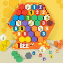子供大人用木製六角パズル、タングラムパズルおもちゃ、形状パターンブロック、幾何学論理知能ゲーム、STEMモンテッソーリ教育ギフト、あらゆる年齢層の課題に最適【海...
