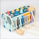 知育玩具 赤ちゃん おもちゃ 音楽木琴 打楽器 モンテッソーリ 玩具 3in1こどもおもちゃ人気 もぐらたたき 知育おもちゃ ランキング おもちゃ 女の子 男の子 誕生日 プレゼント 贈り物【海外通販】