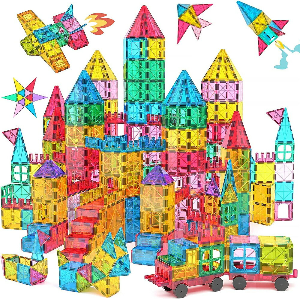 【翌日配達】120PCS マグネットブロック 磁石 おもちゃ マグネット おもちゃ 磁気ブロック 積み木 知育玩具 知育パズル 子供 おもちゃ 磁石 立体 互換品 幾何学認知 早期開発 カラフル 小学生 女の子 男の子 子供おもちゃ 入園 贈り物 ギフト 誕生日 クリスマス プレゼントのサムネイル