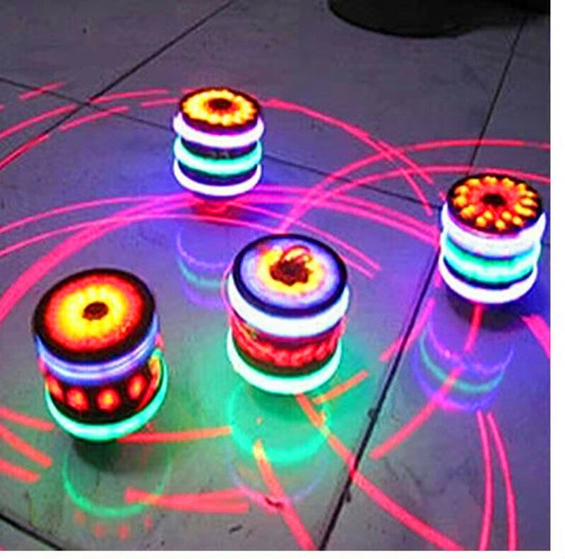 光る ハンドスピナー 子供 おもちゃ 光る 音楽付き 360°回転 LED回転ジャイロスコープ 知育玩具 ストレス解消 減圧おもちゃ【海外通販】