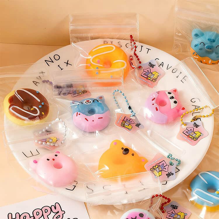 【楽天スーパーSALE】福袋 5個入 スクイーズ キーホルダー ケーキおもちゃ スクイーズ 手作り ミニ チャーム ぷにぷに食物 動物 水感 伸縮性のあるスティッキーボール 弾力性が高く 手触りが柔らかく インスタ 水感スクイーズ kingstoreannex3-10003495 キングストアAnnex3楽天市場店 サンプル画像3