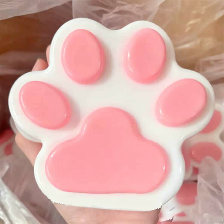 【楽天スーパーSALE】TPR スクイーズ 2個セット スクイーズ 肉球スクイーズ 大きい かわいい もちもちスクイーズ 猫の爪 大きな肉球 2個セット 12cm おもちゃ 14cm 手作り 防塵 ソフト 低反発 袋付き ふわふわ かわいい kingstoreannex3-10002853 キングストアAnnex3楽天市場店 サンプル画像2