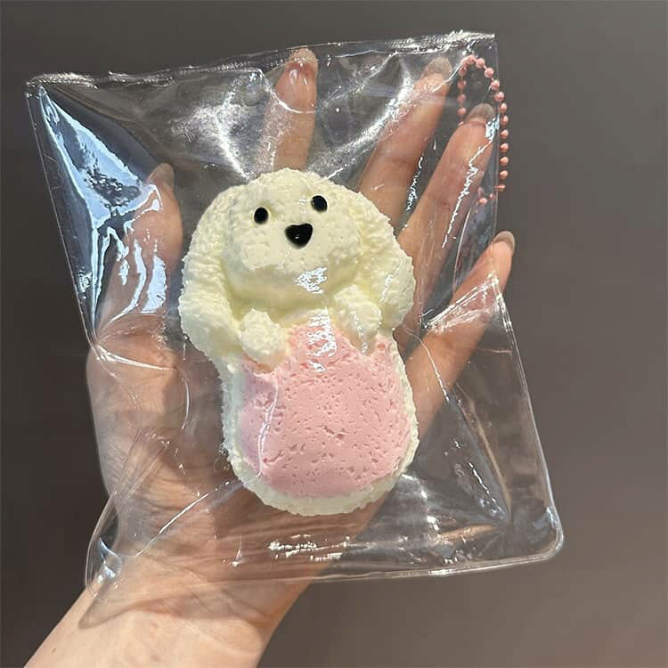 ふわとろスクイーズ 動物 パウチ ケース アニマル 最新 ふわふわ どうぶつ 袋のまま 袋 触り心地 クリーム うさぎ 柔らかい もちとろ 水感 スクイーズ 粘着 ねっとり 子供 大人 ご褒美 ギフト ふわとろスクイーズ かわいい 韓国 SNS ストレス解消 シリコン kingstoreannex3-10001474 キングストアAnnex3楽天市場店 サンプル画像3