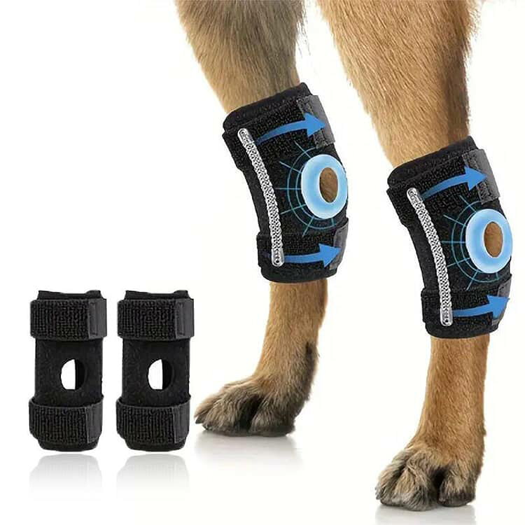 2個入り 犬用膝サ ペット 老犬介護 歩行補助 犬用 サ 老犬 シニア 介護 床ずれ予防...