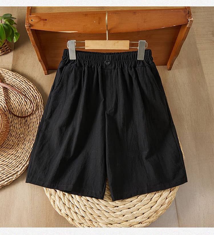 【楽天スーパーSALE】涼しい 短め ショートパンツ ハーフパンツ レディース 綿麻風 ワイドパンツ 薄い ウェストゴム 夏 短パン おしゃれ ボトムズ 細見え 無地 ショートパンツ ルームウェア kingstoreannex3-10003726 キングストアAnnex3楽天市場店 サンプル画像3