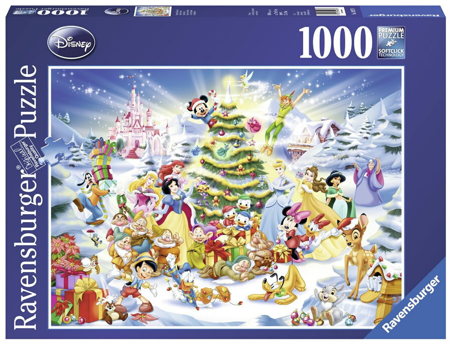 【ただ今ポイント2倍】ディズニー ジグソーパズル 1000ピース クリスマス (Disney/ Ravensburger Puzzle/19287) ラベンスバーガー