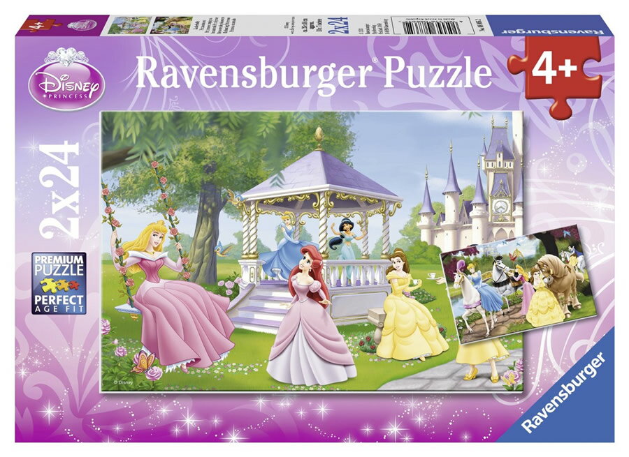 【本日ポイント2倍】ディズニー プリンセス パズル 「夢のようなプリンセス」24ピース×2 (Disney/Enchanting Princesses/Ravensburger Puzzle/08865) ラベンスバーガー 知育玩具 ディズニー