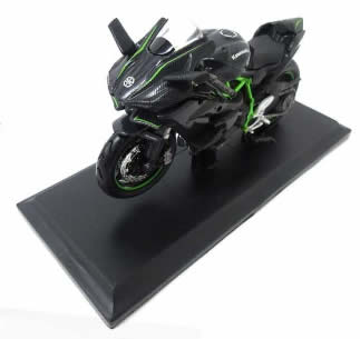 【只今ポイント2倍】Maisto Kawasaki Ninja H2 R 1/18 カワサキ (バイク 模型 完成品 マイスト スケールライセンス モデルバイク オートバイ)