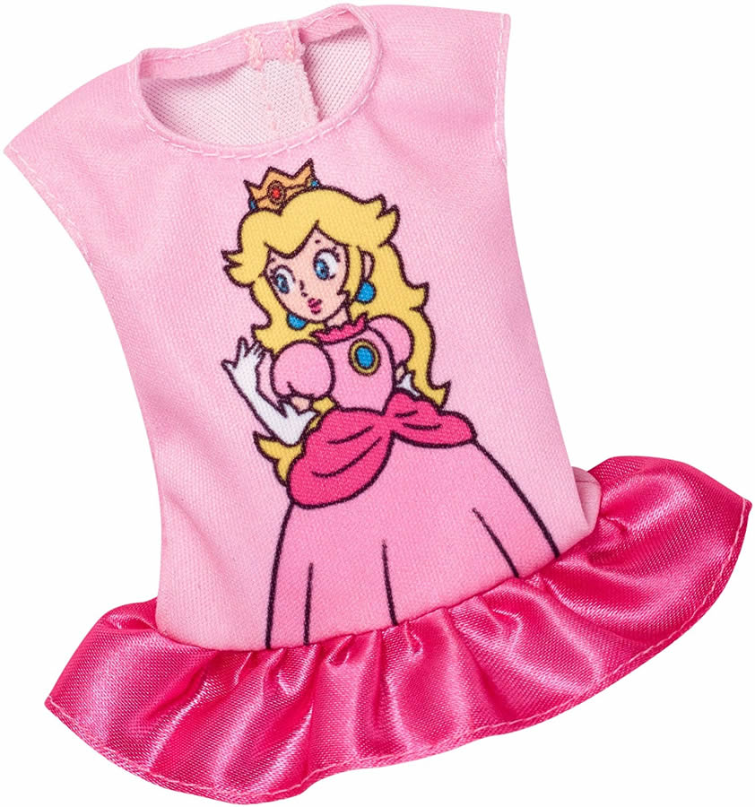 バービー ファッション スーパーマリオ ピンクトップス 服 (Barbie Fashion Super Mario, Pink MATTEL FLP54)