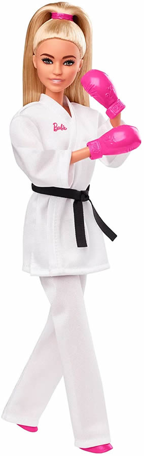 【本日ポイント2倍】バービー 東京オリンピック ドール 空手の選手 東京2020 Barbie Olympic Games Tokyo 2020 Karate Doll with Karate Uniform, Tokyo 2020/ MATTEL/GJL74 /バービー人形 人形 関節可動