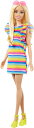 【ポイント2倍】【訳あり】バービー ファッショニスタ バービードール ストライプワンピース 歯列矯正 Barbie Fashionistas Doll #197 MATTEL HPF73 人形 バービー人形 本体