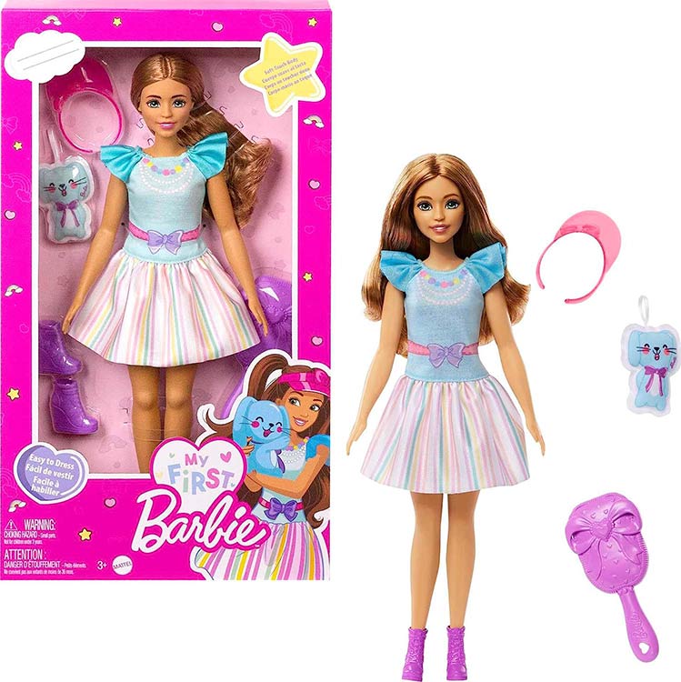 y{|Cg2{zo[r[ }CEt@[XgEo[r[ eTh[ p h[ Zbg (Barbie My First Barbie Preschool Doll, Teresa with 13.5-inch Soft Posable Body & Brown Hair /MATTEL /HLL21 /l` \tgȔ ANZT[ NX}X Mtg j)