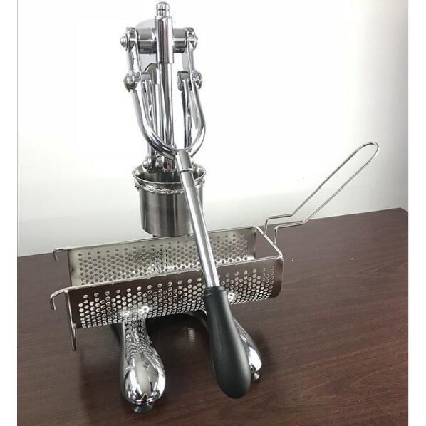商用 揚げ機械 ロングサイズポテトポテトバスケット30cm ポテト押出機 食品機器長フライドポテト作り器 店舗用 業務用 家庭用