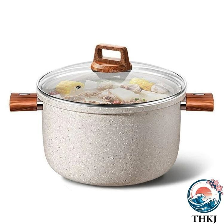 キッチン IH 対応 鍋 煮込み 22 26 30cm ガス火 カレー くっつかなく洗いやすい 蓋...