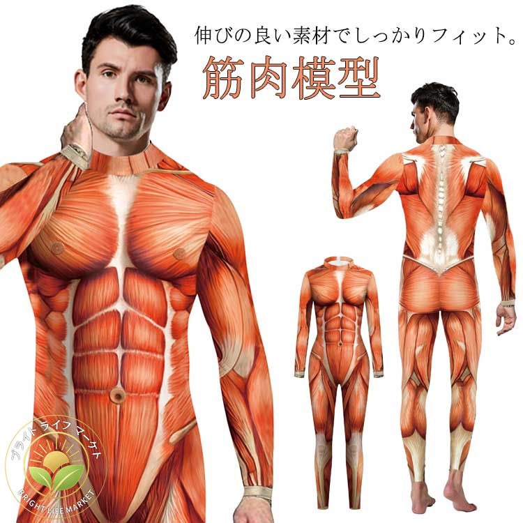 セクシーに鍛えた身体を魅せられます。背中部分のジッパーで開閉できます。コスプレ ハロウィン 仮装パーティー クリスマスパーティー 忘年会 文化祭 舞踏会に大活躍するアイテム。商品の色は、撮影時の光や、お客様のモニターの色具合などにより、実際の商品と異なる場合がございます。あらかじめ、ごください。 製品によっては、生地の特性上、洗濯時に縮む場合がございますので洗濯時はご注意下さいませ。 色味の強い製品によっては他の衣類などに色移りする場合もございますので、速やかに（脱水、乾燥等）するようにお願いいたします。 生地によっては摩擦や汗、雨などで濡れた時は、他の製品に移染する恐れがございますので、着用の際はご注意下さい。 生地の特性上、やや匂いが強く感じられるものもございます。数日のご使用や陰干しなどで気になる匂いはほとんど感じられなくなります。
