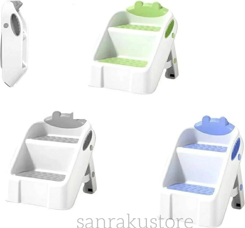 子供用踏み台 キッズ踏み台 折りたたみ式ステップ台 トイレ補助台 子供用椅子トレーニング台 お風呂用踏み台 PP素材 滑り止め 安定感