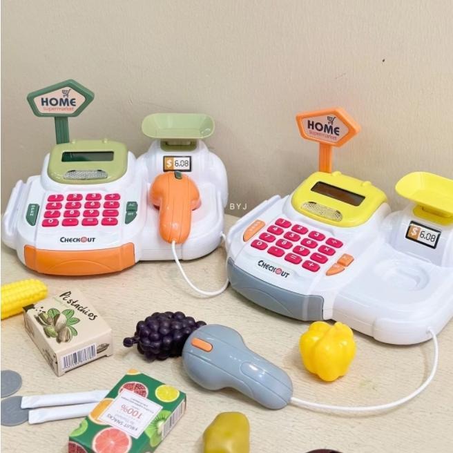 商品名称：買い物のレジスターセット36pcs（レッド/イエロー、ライト付き、音声、2本単三電池「別売」）生産地：中国商品名称：買い物のレジスターセット36pcs（レッド/イエロー、ライト付き、音声、2本単三電池「別売」）生産地：中国