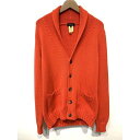 【中古】 A.P.C. カーディガンセーター ニット セーター コットン 無地 ショールカラー イタリア製 セミカジュアル カジュアル 古着