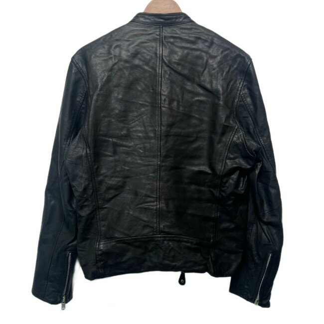 【中古】　AWESOME LEAHER　ライダースジャケット　レザー　STAND DOUBLE RIDERS　AL-003　古着