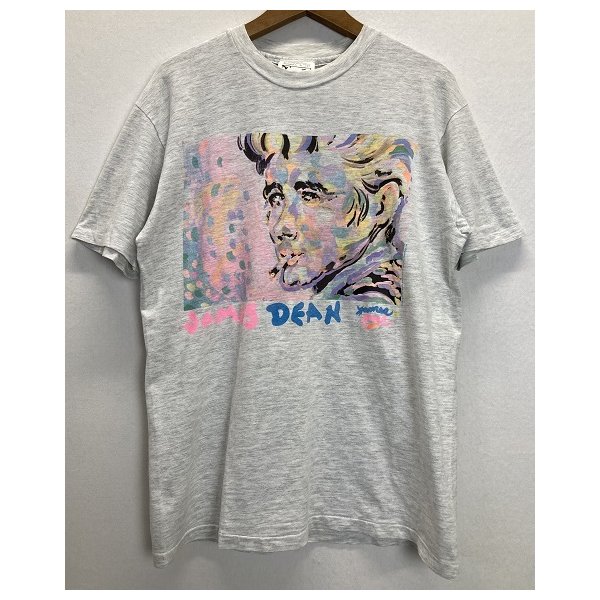 JAMES DEAN Tシャツ 半袖 カットソー トップス クルーネック コットン プリント フロントプリント USA製 古着