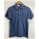 【中古】 LACOSTE ポロシャツ 半袖 シャツ ハーフボタン コットン 無地 ワンポイントロゴ ブランドロゴ クロコダイル 胸ポケット 古着
