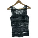 【中古】 HYSTERIC GLAMOUR トップス ノースリーブ レイヤード ローゲージ ワッペン Y2K 古着