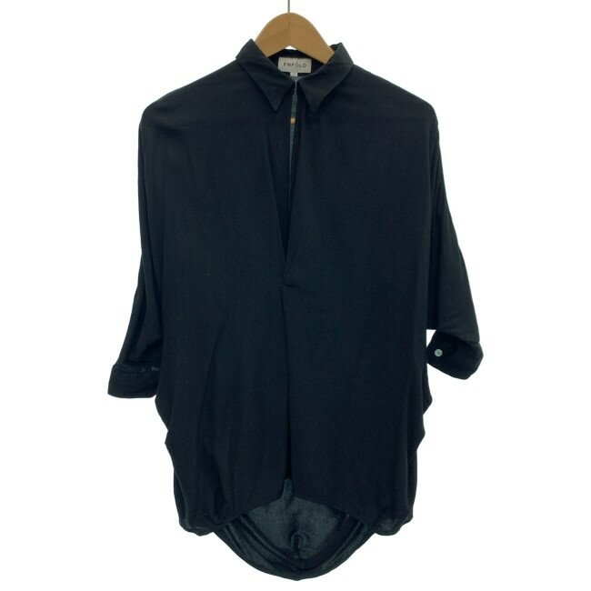 7【美品】ENFOLD CUT AND SEWN アシメカットソー 黒 楽天市場】ENFOLD(Tシャツ・カットソー|トップス