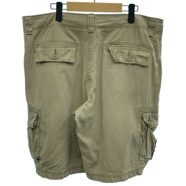 9/20はP5倍！【中古】　Levi's　ハーフパンツ　短パン　ジップフライ　無地　カーゴ　オーバーサイズ　アメカジ　古着