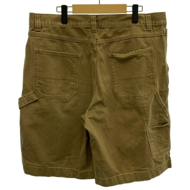 【中古】　HIGH SIERRA　ハーフパンツ　短パン　ダック地　ジップフライ　無地　オーバーサイズ　古着