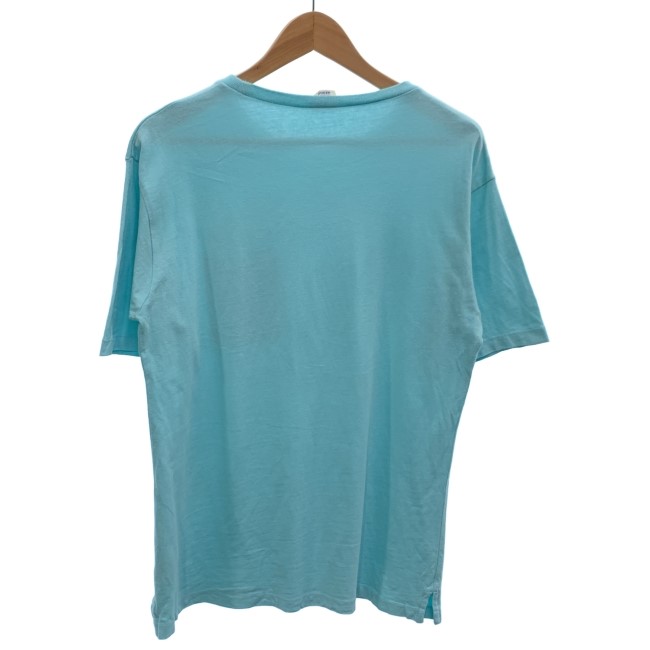 【中古】　Champion　Tシャツ　半袖　トップス　クルーネック　無地　胸ポケット　ワンポイント　刺しゅう　日本製　アメカジ　古着