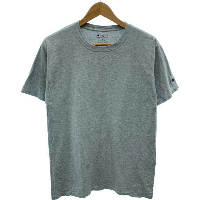 【中古】　Champion　Tシャツ　半袖　トップス　クルーネック　無地　アメカジ　古着