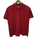 【中古】 POLO by RALPH LAUREN ポロシャツ 半袖 トップス 無地 ワンポイント スモールポニー 刺しゅう 古着