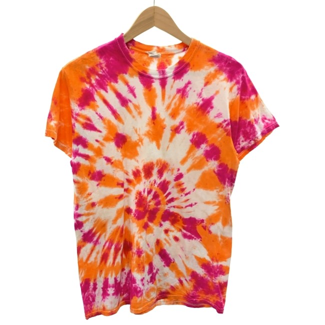 【中古】　GILDAN　Tシャツ　半袖　トップス　クルーネック　タイダイ　古着(4)