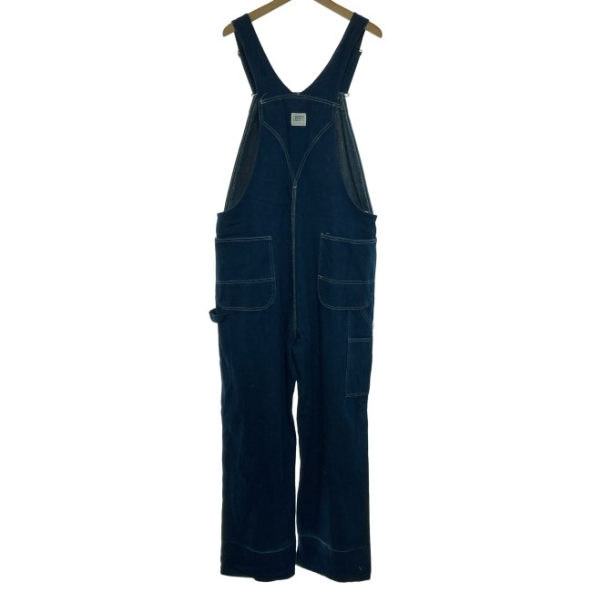 【中古】　LIBERTY　オーバーオール　ボトムス　ボタンフライ　デニム　ワンポイント　古着