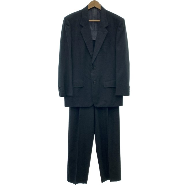【中古】　Y'S for men　スーツセットアップ　上下セット　無地　日本製　ドメスティック　古着