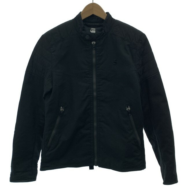 【中古】　G-STAR RAW　ブルゾン　フルジップ　無地　ワンポイント　古着