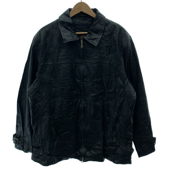 ブランド名：DANIER 表記サイズ：2XL 実寸サイズ 肩幅: 54cm 身幅: 67cm 着丈: 79cm 袖丈: 66cm 生産国：中国 素材：ポリエステル100% コンディション：C レザー特有のシワ ※古着故の多少の着用感や画像のような細かな汚れがございます。古着である事をご理解の上、ご購入お願い致します。 また、撮影状況により色味に若干の差異が生ずることがございます。 【S】未使用、または新品同様のアイテム 【A】使用感がほぼない状態の良いアイテム 【B】多少の使用感があるアイテム 【C】使用感があり、多少のダメージがある商品 【D】全体的に使用感やダメージが目立つ商品 ※アイテムによっては表記サイズと実際のサイズが異なる場合がございます。 　商品仕様のサイズに参考サイズを記載しておりますのでご参考ください。