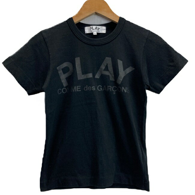 PLAY COMME des GARCONS Tシャツ 半袖 カットソー トップス クルーネック ブランドロゴ 両面プリント AZ-T187 AD2012 日本製 ドメスティック 古着