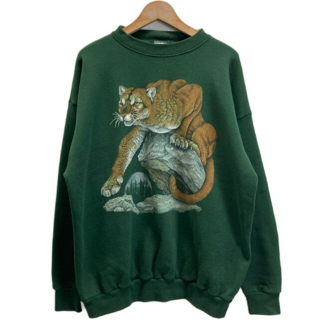 【中古】　TUTEX　スウェット　90s vintage　90年代　長袖　トレーナー　クルーネック　裏起毛　プリン..