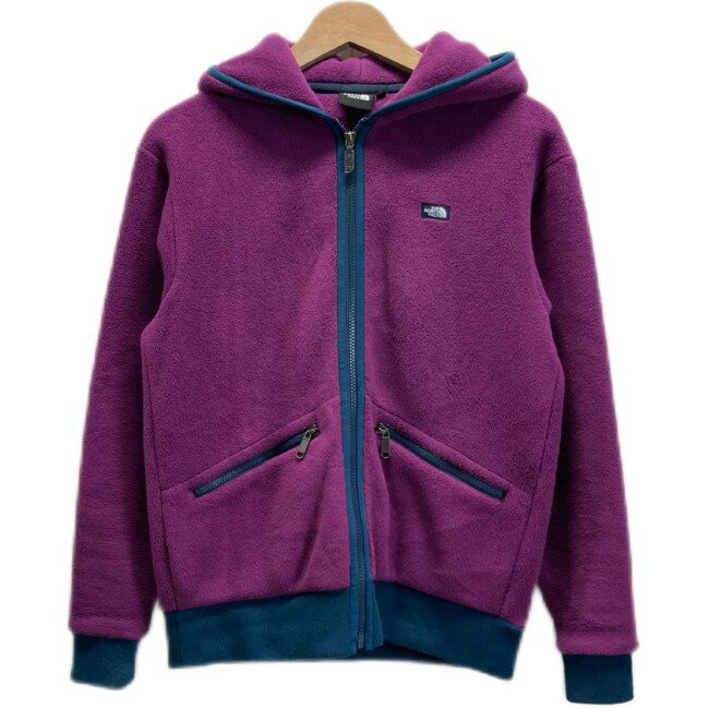楽天スーパーSALE50％OFF【中古】　THE NORTH FACE　フリース　ジャケット　アウター　フード　フルジップ　無地　ワンポイント　ブラ..