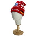 【中古】 BAYERN MUNCHEN ニット帽 ビーニー 帽子 ボンボン サッカー 古着