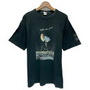 シネマT Tシャツ 90 039 s vintage 半袖 カットソー トップス クルーネック 北京原人 Who are you 1997 映画 オーバーサイズ 古着