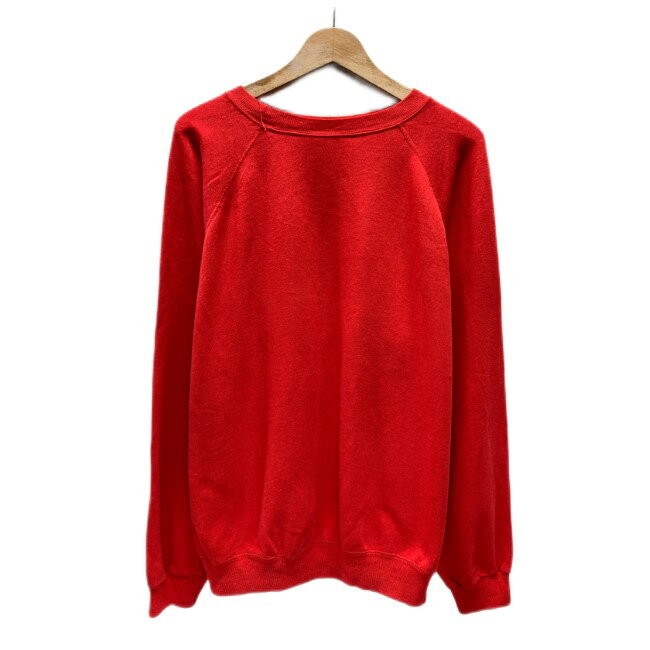 【中古】　Hanes　スウェット　80s vintage　80年代　トレーナー　裏起毛　クルーネック　A ONE DUCK OPEN SLEIGH　JOHN BARON　アニマル　アヒル　プリント　オーバーサイズ　USA製　古着