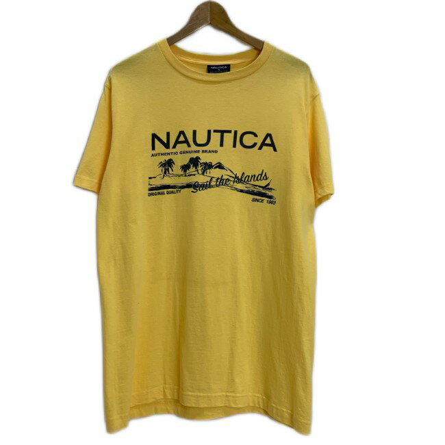 NAUTICA　Tシャツ　半袖　カットソー　トップス　クルーネック　ロゴT　ブランドロゴ　プリント　ストリート　古着のサムネイル