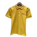 【中古】 MIKI HOUSE MEN'S ポロシャツ 半袖 シャツ トップス ハーフボタン ワンポイント ブランドロゴ バックプリント 日本製 古着