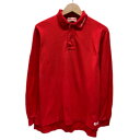 【中古】 MIKI HOUSE MEN'S ポロシャツ 長袖 シャツ トップス ハーフボタン 無地 ワンポイント ブランドロゴ 刺しゅう 日本製 古着